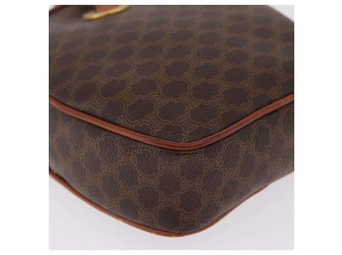 Céline Sac à épaule cercle Macadam PVC et Cuir Marron - vue 11