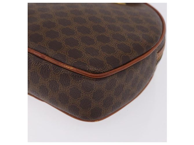 Céline Sac à épaule cercle Macadam PVC et Cuir Marron - vue 12
