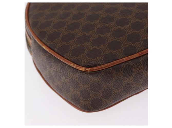 Céline Sac à épaule cercle Macadam PVC et Cuir Marron - vue 13