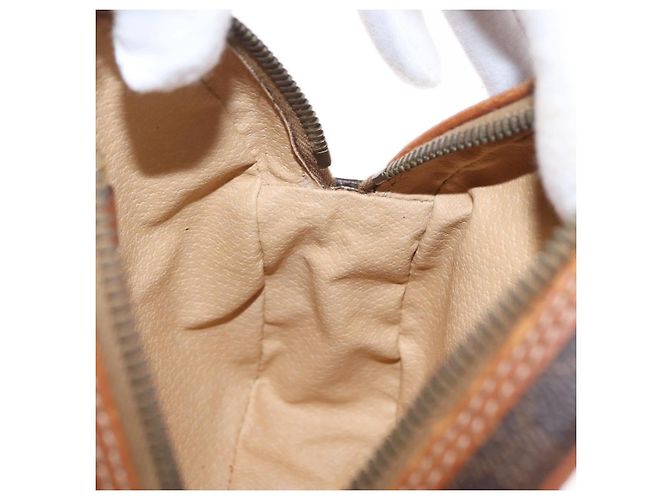 Céline Sac à épaule cercle Macadam PVC et Cuir Marron - vue 20