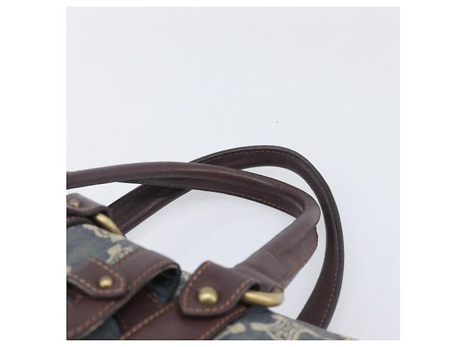 Céline Borsa a Mano Macadam Canvas Horse Carriage Blu - vista 8