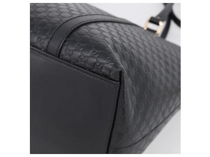 Borsa Gucci Guccissima Micro GG Nero - vista 12
