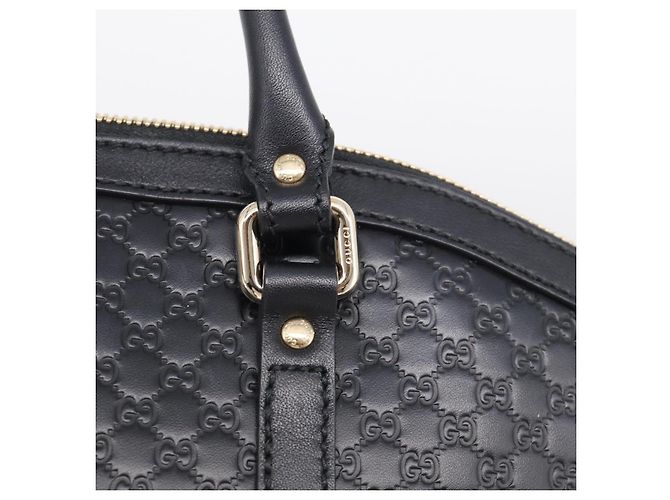 Borsa Gucci Guccissima Micro GG Nero - vista 17