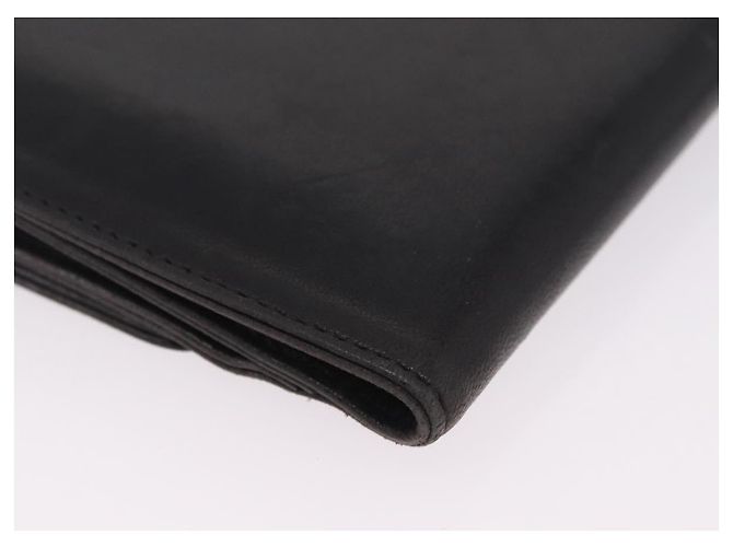 Portefeuille Chanel Coco Mark Cuir Noir - vue 10