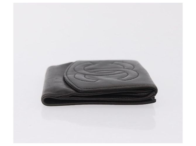 Portefeuille Chanel Coco Mark Cuir Noir - vue 4