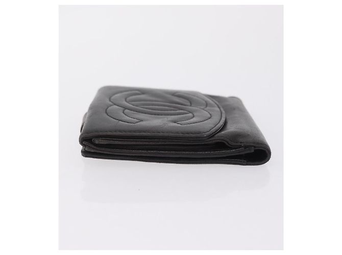 Portefeuille Chanel Coco Mark Cuir Noir - vue 5
