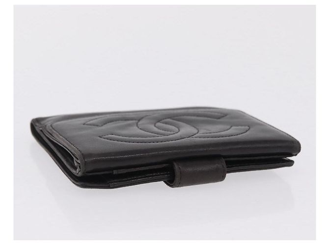 Portefeuille Chanel Coco Mark Cuir Noir - vue 6
