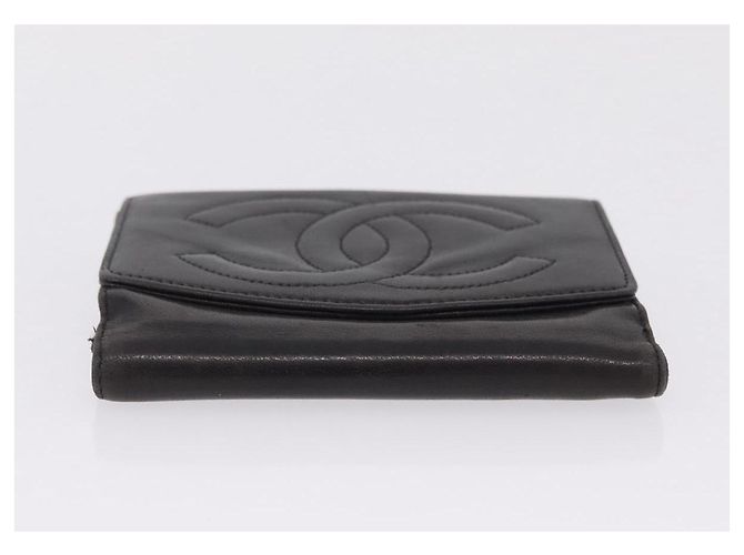 Portefeuille Chanel Coco Mark Cuir Noir - vue 7