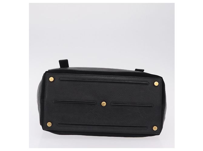 Autre Marque Saint Laurent Muse Two Bolso de Mano Cuero Negro - vista 11