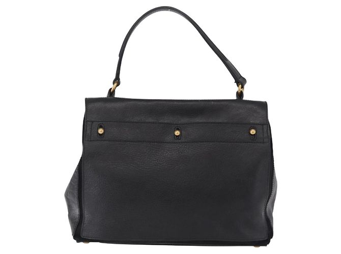 Autre Marque Saint Laurent Muse Two Bolso de Mano Cuero Negro - vista 3