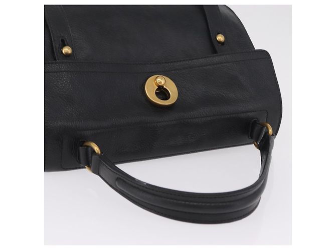 Autre Marque Saint Laurent Muse Two Bolso de Mano Cuero Negro - vista 6