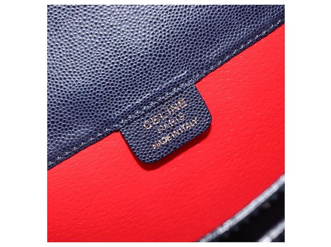 Céline Borsa a mano blu navy - vista 18