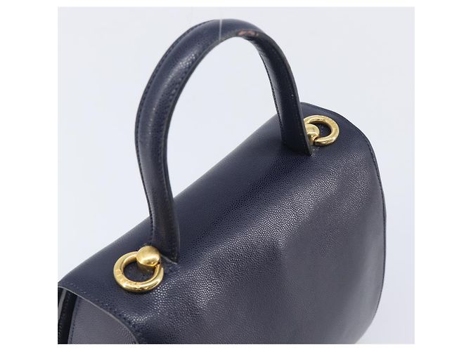 Céline Borsa a mano blu navy - vista 6