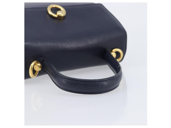 Céline Borsa a mano blu navy - vista 7