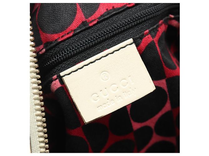 Gucci Duchess Hysteria Borsa Pelle Bianca - vista 20