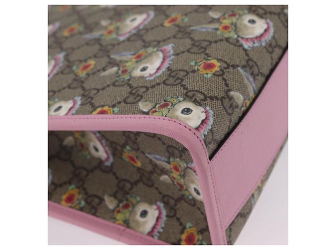 Gucci x Higuchi Yuuko Borsa a mano Rosa GG Supreme - vista 16