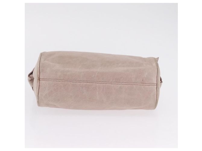 Miu Miu Borsa a tracolla Vitellolux Rosa e Oro - vista 11