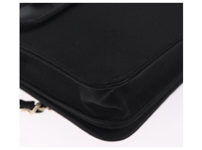 Chanel Borsa a tracolla raso nero - vista 13