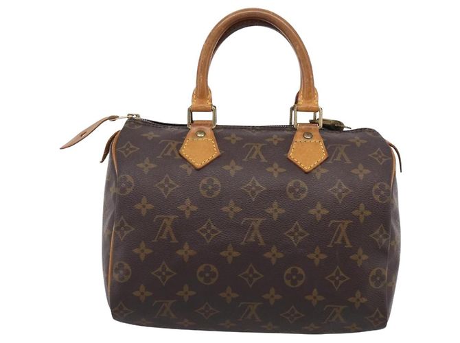 Louis Vuitton Monogram Speedy 25 Borsa a mano M41528 - vista 3