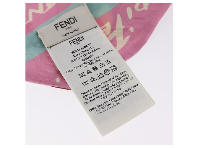 Fendi Twilly in Seta Multicolore - vista 12