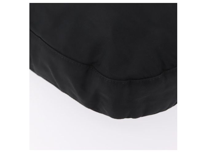 Prada Bolso Nylon Negro Cadena Plástico - vista 12