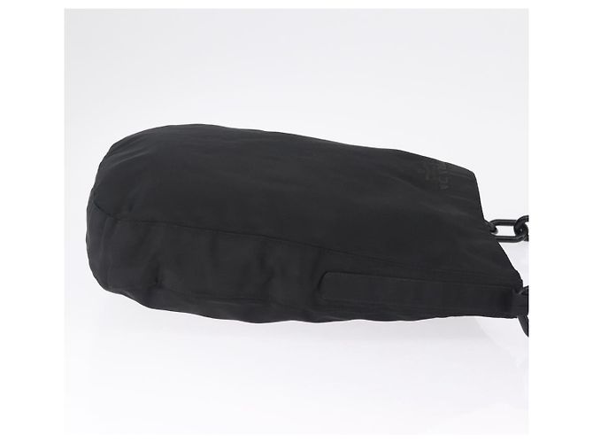 Prada Bolso Nylon Negro Cadena Plástico - vista 4