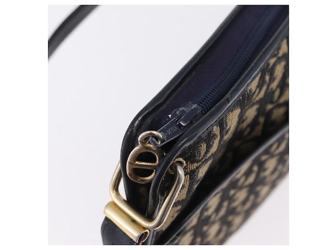 Borsa a tracolla Dior Trotter Tela Navy - vista 19