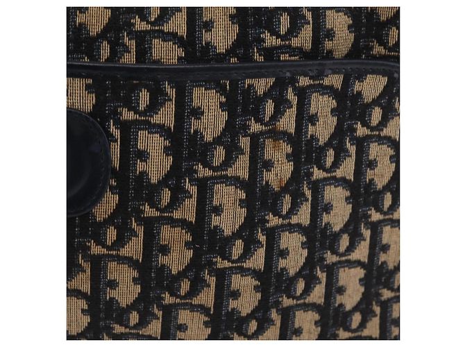 Borsa a tracolla Dior Trotter Tela Navy - vista 3