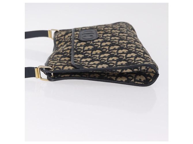 Borsa a tracolla Dior Trotter Tela Navy - vista 7