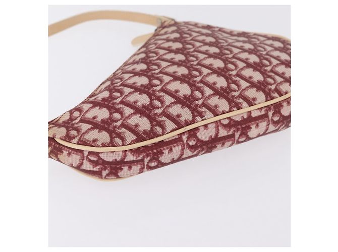 Pochette Christian Dior Trotter Canvas Saddle Roja - vista 15