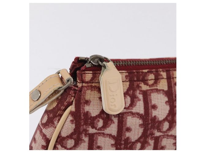 Pochette Christian Dior Trotter Canvas Saddle Roja - vista 17