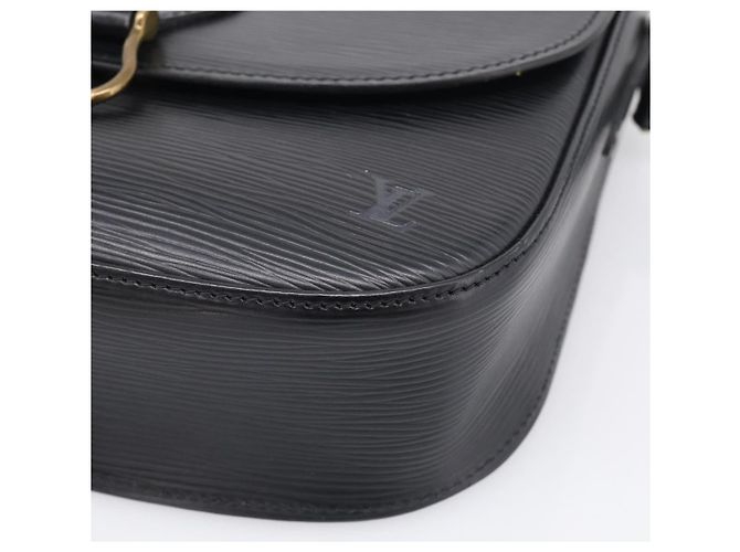 Saint-Cloud Louis Vuitton Epi Saint Cloud GM Shoulder Bag Black Noir - view 10