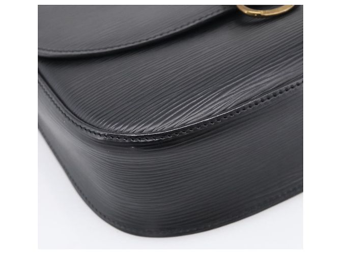 Saint-Cloud Louis Vuitton Epi Saint Cloud GM Shoulder Bag Black Noir - view 11
