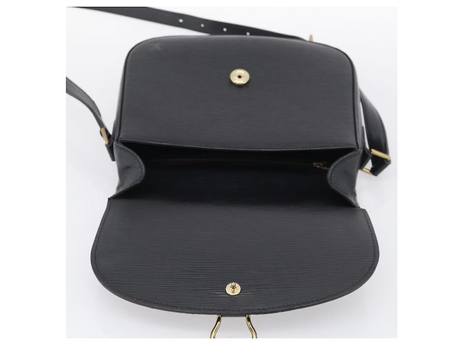 Saint-Cloud Louis Vuitton Epi Saint Cloud GM Shoulder Bag Black Noir - view 16