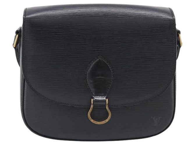 Saint-Cloud Louis Vuitton Epi Saint Cloud GM Shoulder Bag Black Noir - view 2