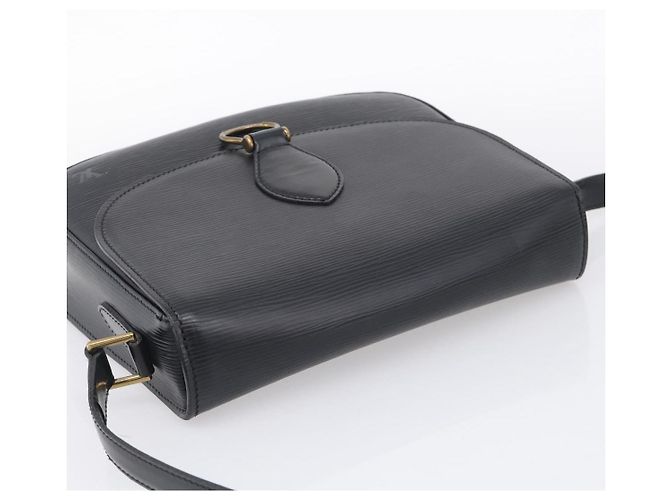 Saint-Cloud Louis Vuitton Epi Saint Cloud GM Shoulder Bag Black Noir - view 6