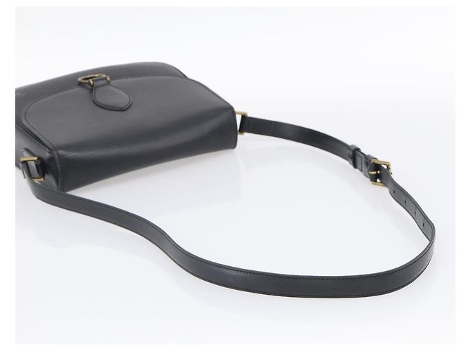 Saint-Cloud Louis Vuitton Epi Saint Cloud GM Shoulder Bag Black Noir - view 7