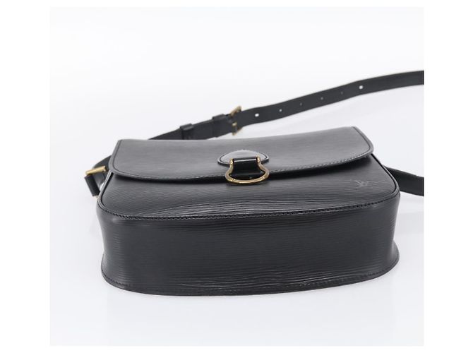 Saint-Cloud Louis Vuitton Epi Saint Cloud GM Shoulder Bag Black Noir - view 9