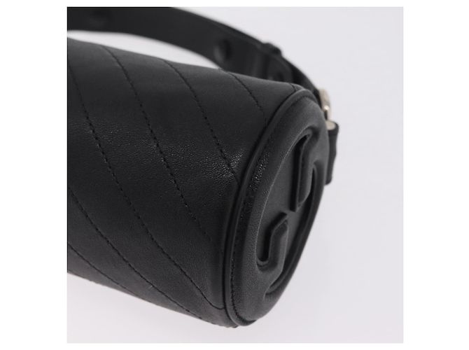 Gucci Blondy borsa a spalla pelle nera - vista 13