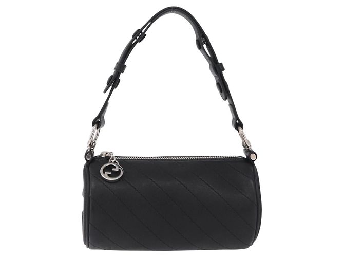 Gucci Blondy borsa a spalla pelle nera - vista 2