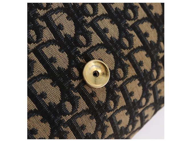 Borsa a tracolla Christian Dior Trotter in tela blu navy - vista 18