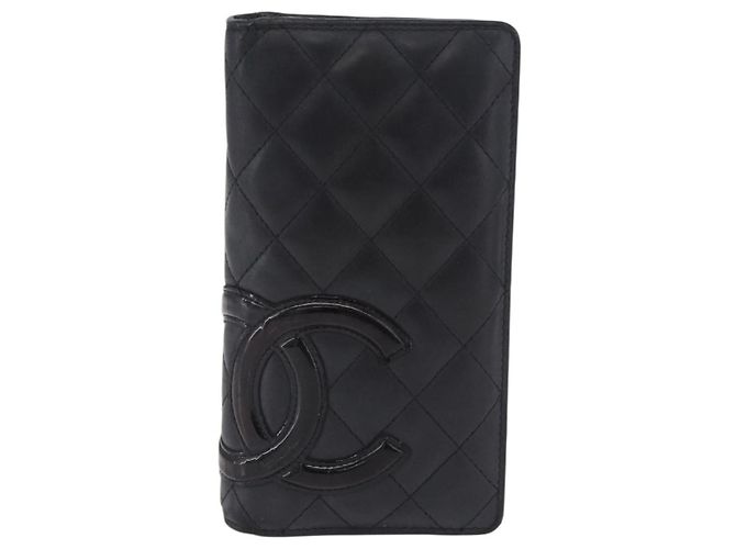 Chanel Cambon Line Cartera Larga Negra - vista 2