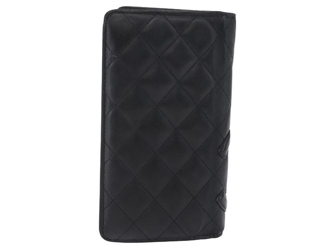 Chanel Cambon Line Cartera Larga Negra - vista 3