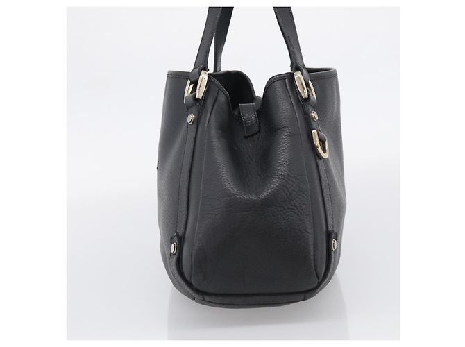 Gucci Abbey Leder Shopper Schwarz - Ansicht 4