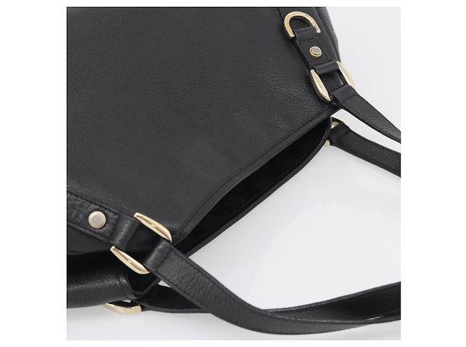 Gucci Abbey Leder Shopper Schwarz - Ansicht 6