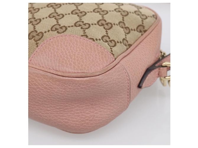 Gucci Borsa a tracolla GG Supreme Beige e Oro - vista 12