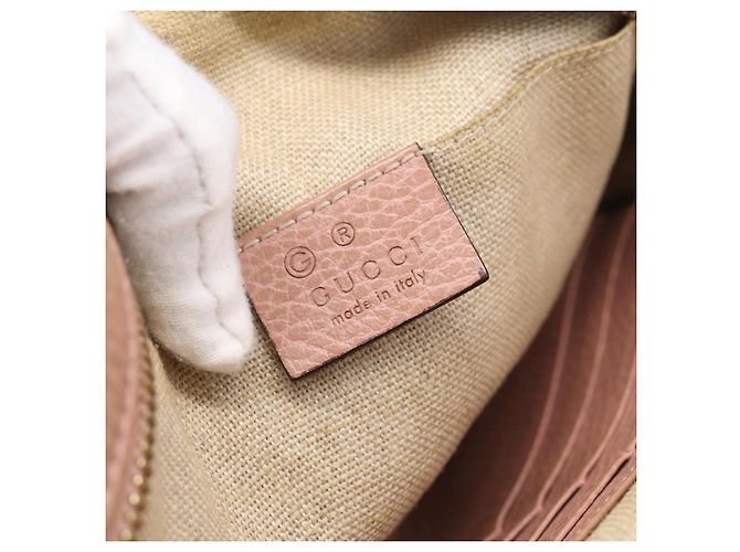 Gucci Borsa a tracolla GG Supreme Beige e Oro - vista 15