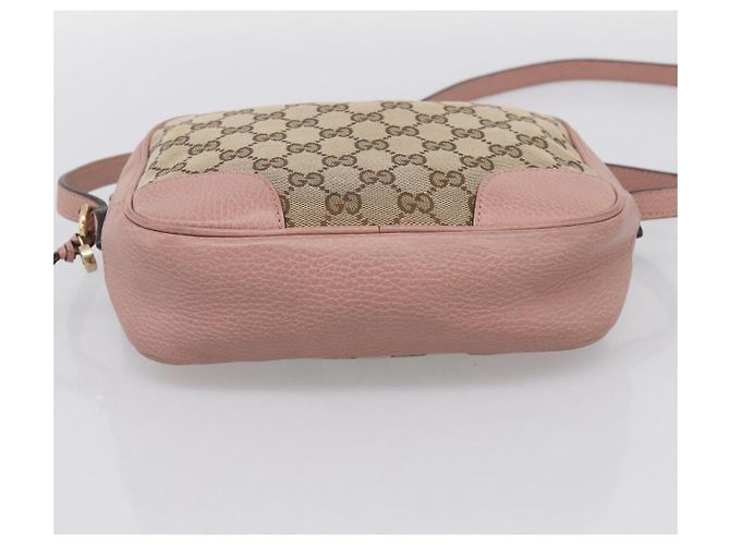 Gucci Borsa a tracolla GG Supreme Beige e Oro - vista 9