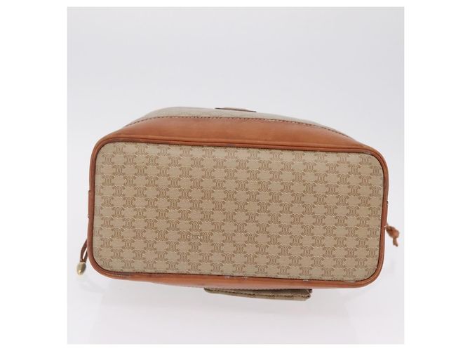 Céline CELINE Macadam Shoulder Bag PVC Beige Gold Tone Auth 211036 - Jerrillo - vista 10