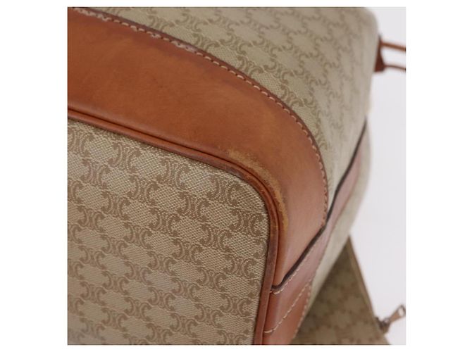Céline CELINE Macadam Shoulder Bag PVC Beige Gold Tone Auth 211036 - Jerrillo - vista 12